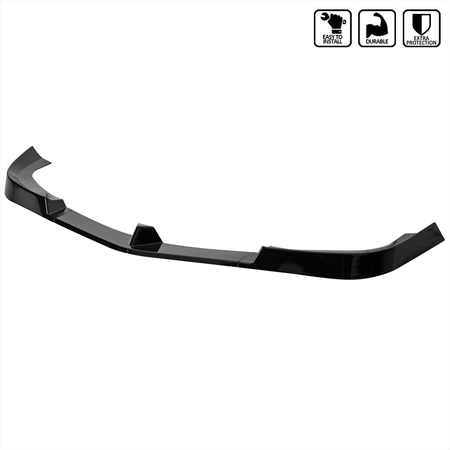 SPEC-D TUNING 12-14 Mercedes Benz W204 Front Bumper Lip Glossy Black LPF-BW20412GB-PQ